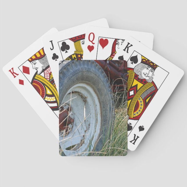 tractor details playing cards (Back)