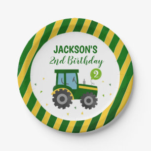 Tractor Farm Barnyard Birthday Party Paper Plates