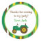 Tractor Farm Round Favour Stickers Envelope Seals