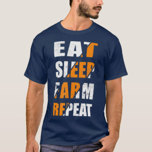 Tractor Farmer Farm Agriculture Cow Farmer T-Shirt