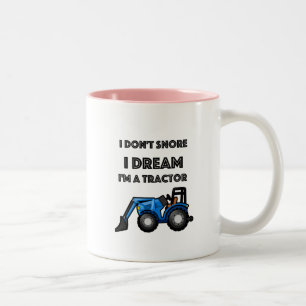 Tractor Farmer Funny Farmer Gifts Two-Tone Coffee Mug
