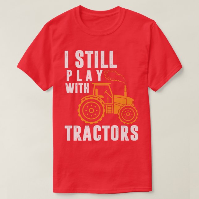 Tractor  Farmer & Gardeners  T-Shirt (Design Front)