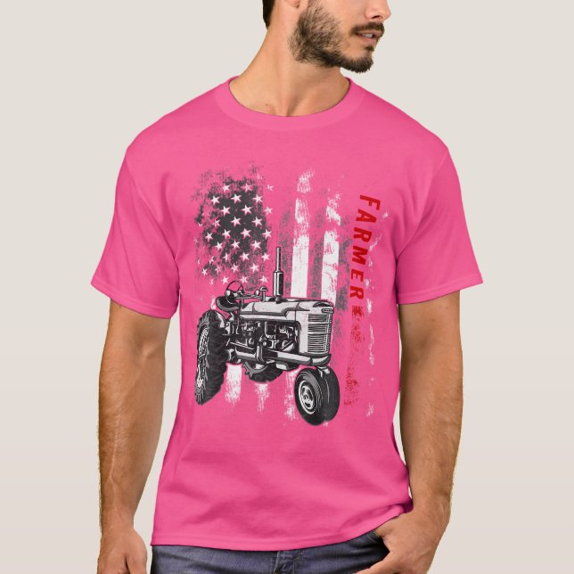 Tractor Farmer T-Shirt (Front)