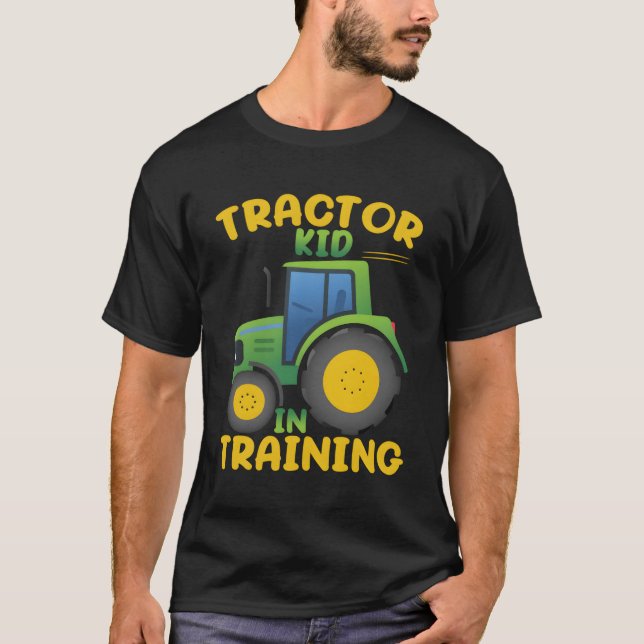 Tractor Farming Farmer T-Shirt (Front)
