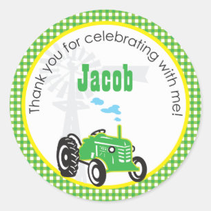 Tractor     Favour Sticker