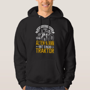 Tractor For Men Farmer Hoodie