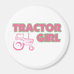 Tractor Girl Magnet