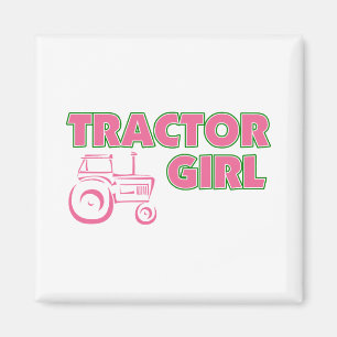 Tractor Girl Magnet