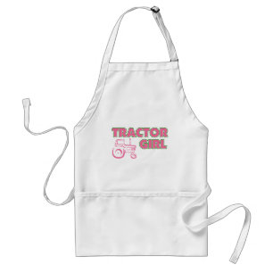 Tractor Girl Standard Apron