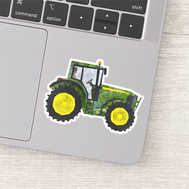 Tractor (green and yellow) (Detail)