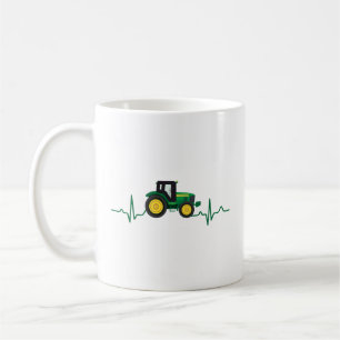 Tractor Heartbeat  Coffee Mug