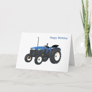 Tractor image for Folded Greeting Card