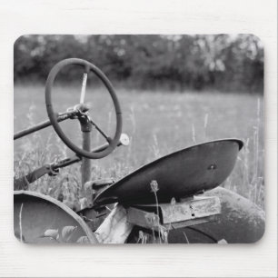 Tractor in Long Grass Mouse Mat