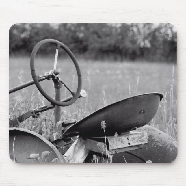 Tractor in Long Grass Mouse Mat (Front)
