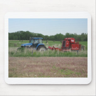 Tractor in the Field Mouse Mat