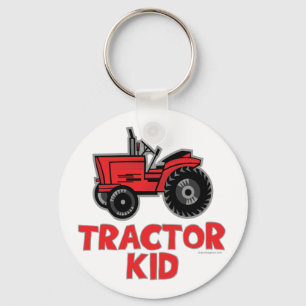 Tractor Kid Key Ring