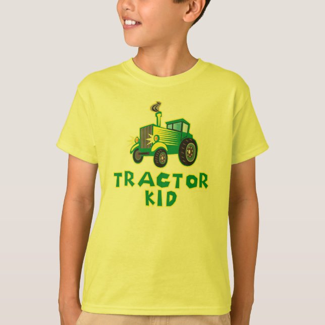 Tractor Kid T-Shirt (Front)