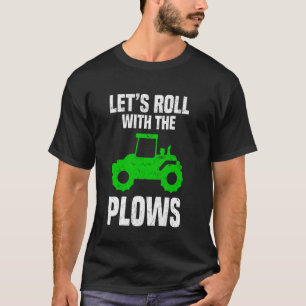 Tractor Let's Roll Boys Agriculture Tractors T-Shirt