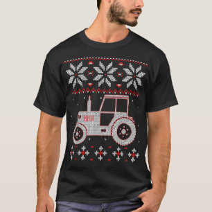 Tractor Lover Ugly Christmas Sweater, Farmer Farmi T-Shirt
