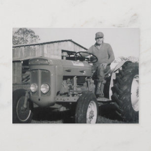 TRACTOR MAN #33 POSTCARD