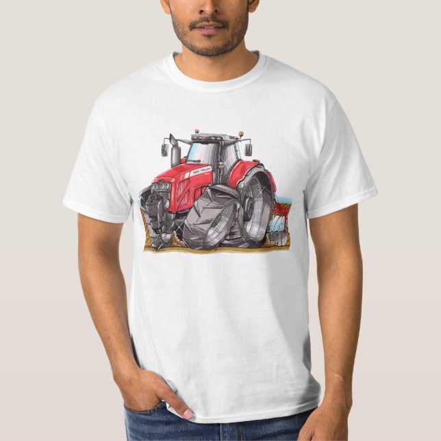 Tractor Massey Ferguson caricatured T-Shirt (Front)
