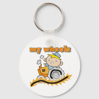 Tractor My Wheels Key Ring
