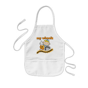 Tractor My Wheels Tshirts and Gifts Kids Apron