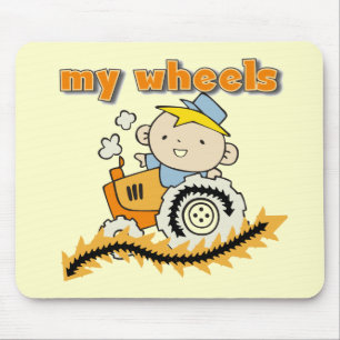 Tractor My Wheels Tshirts and Gifts Mouse Mat