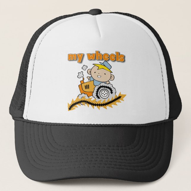 Tractor My Wheels Tshirts and Gifts Trucker Hat (Front)