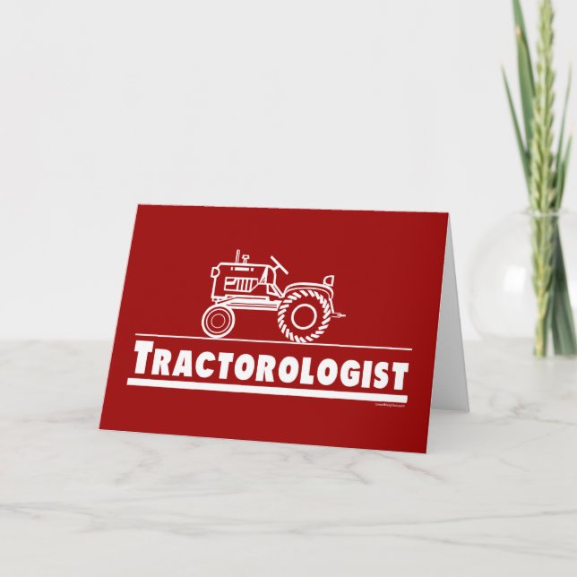 Tractor Ologist RED Card (Front)
