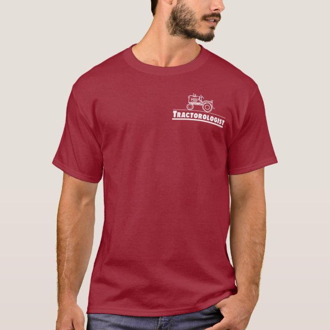 Tractor Ologist RED T-Shirt (Front)