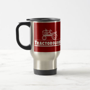 Tractor Ologist RED Travel Mug