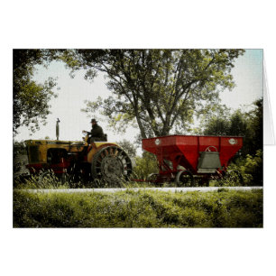Tractor on Steel WheelsAll Occasions Greeting Card