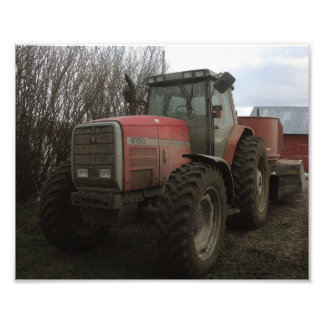 Tractor on the Farm Photo Print