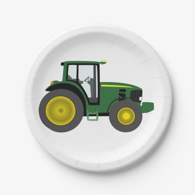 tractor paper plate (Front)