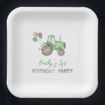 Tractor Paper Plates | Tractor Birthday Plates<br><div class="desc">Tractor Birthday Paper Plates
Ready to be personalised by you!</div>