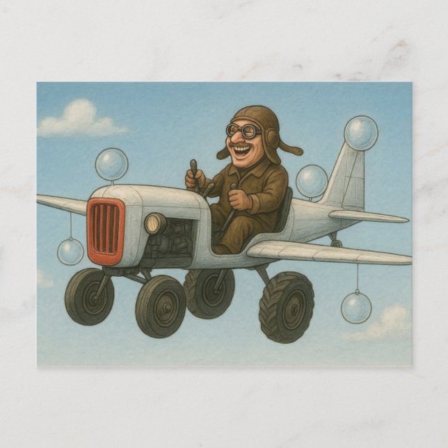 Tractor Pilot Postcard (Front)