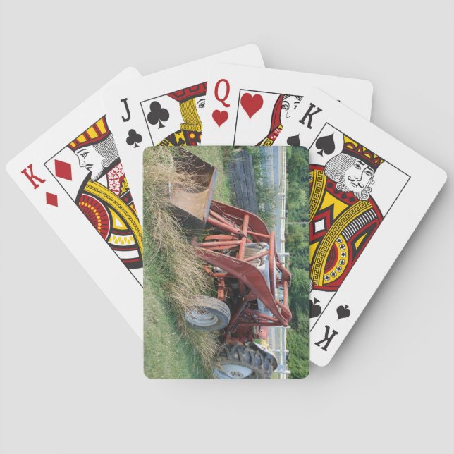 tractor playing cards (Back)