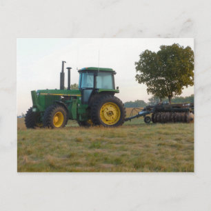 Tractor Postcard
