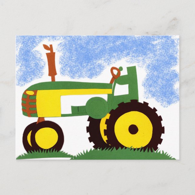 Tractor Postcard (Front)