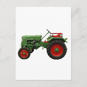 Tractor Postcard