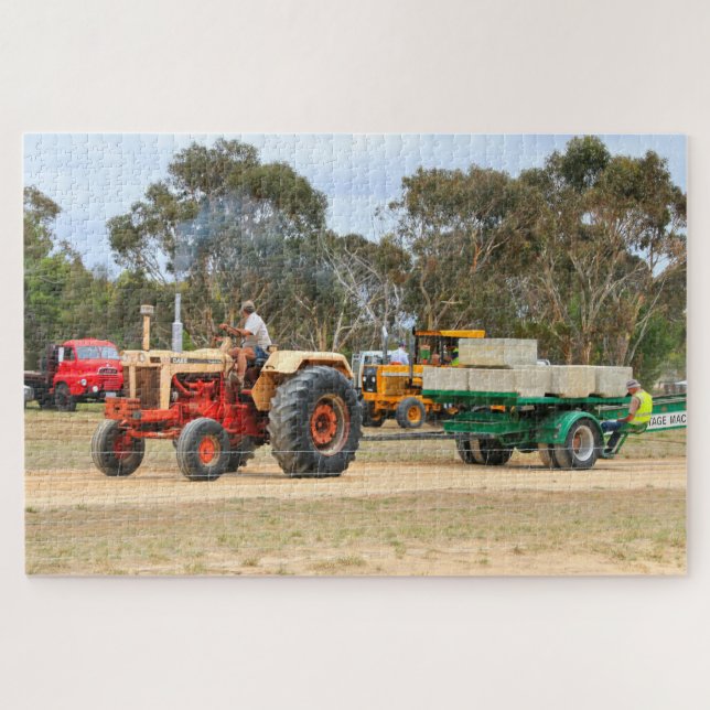 Tractor pull farm machinery, Australia Jigsaw Puzzle (Horizontal)