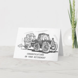 Tractor Retirement Card