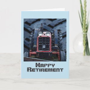 Tractor Retirement card