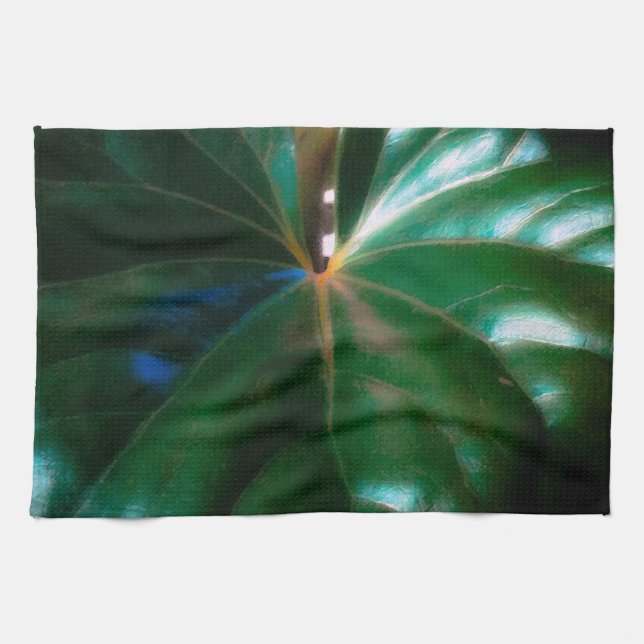 Tractor Seat Plant Tea Towel (Horizontal)