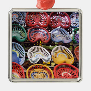 Tractor Seats at Tractor Show Metal Tree Decoration