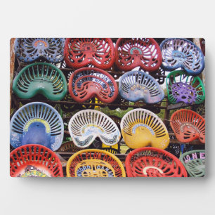 Tractor Seats at Tractor Show Plaque