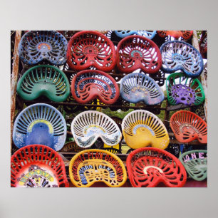Tractor Seats at Tractor Show Poster