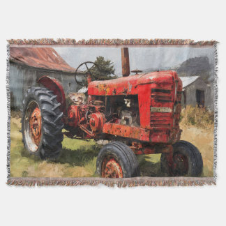 Tractor Throw Blanket