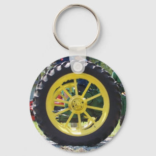 Tractor tire key ring